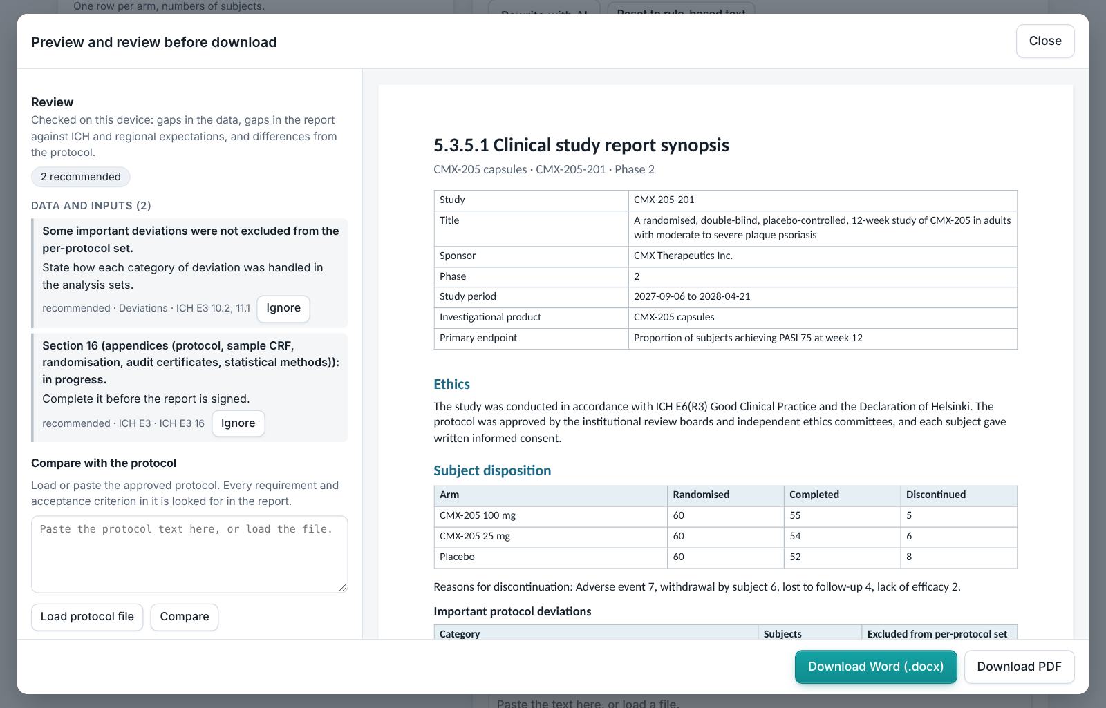 Clinical Study Report