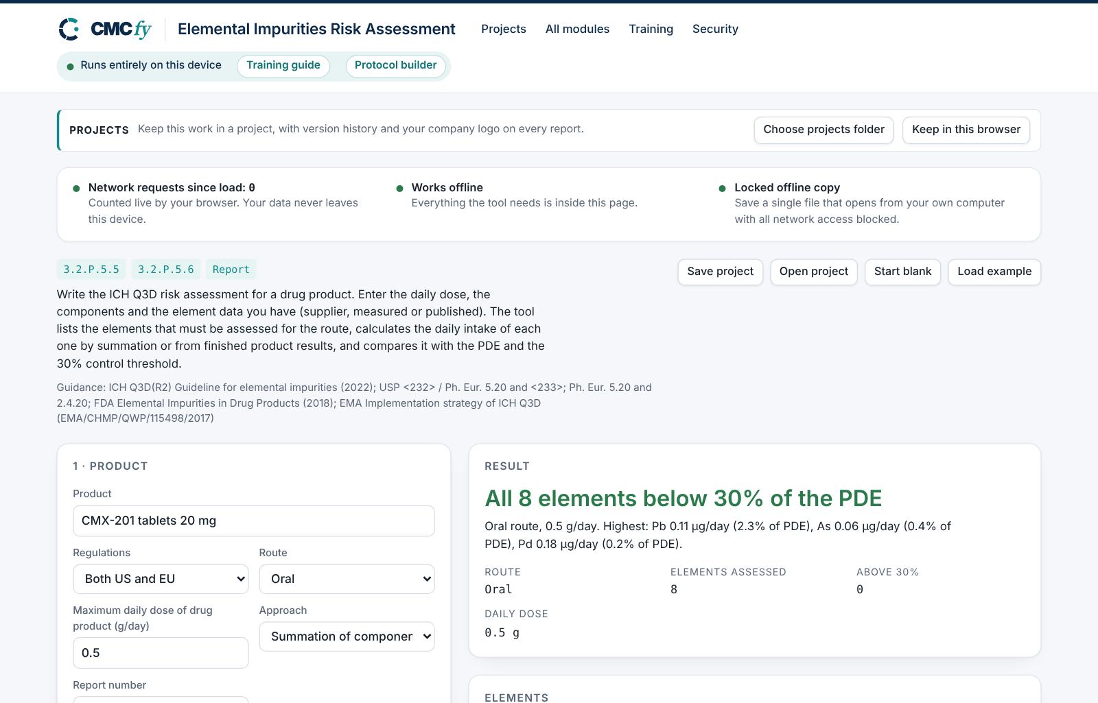 Elemental Impurities Risk Assessment
