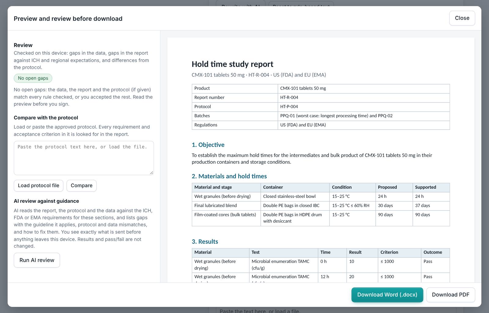 Hold Time Study Report