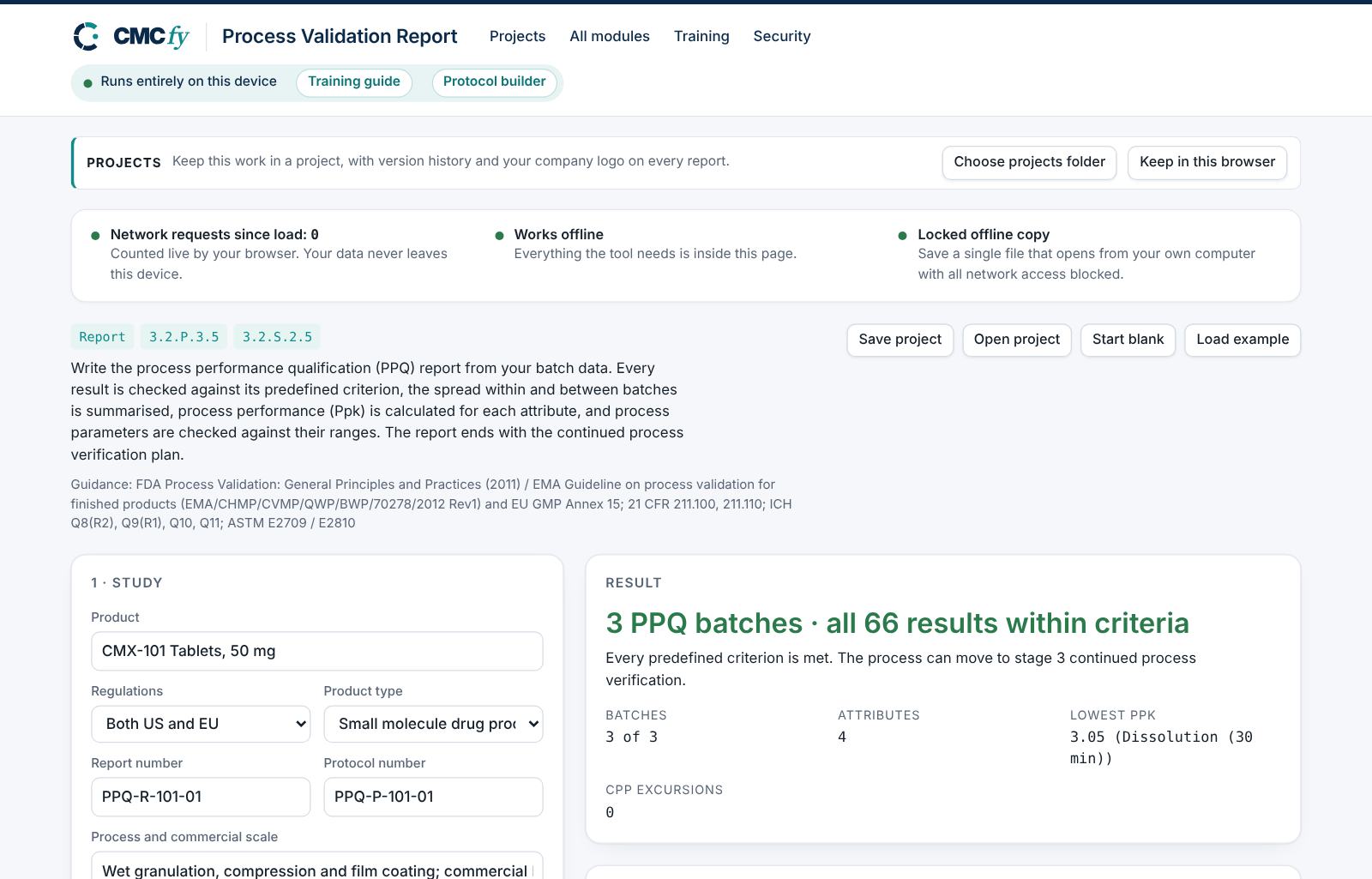 Process Validation Report