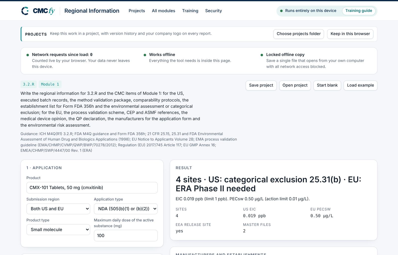 Regional Information (3.2.R and Module 1)