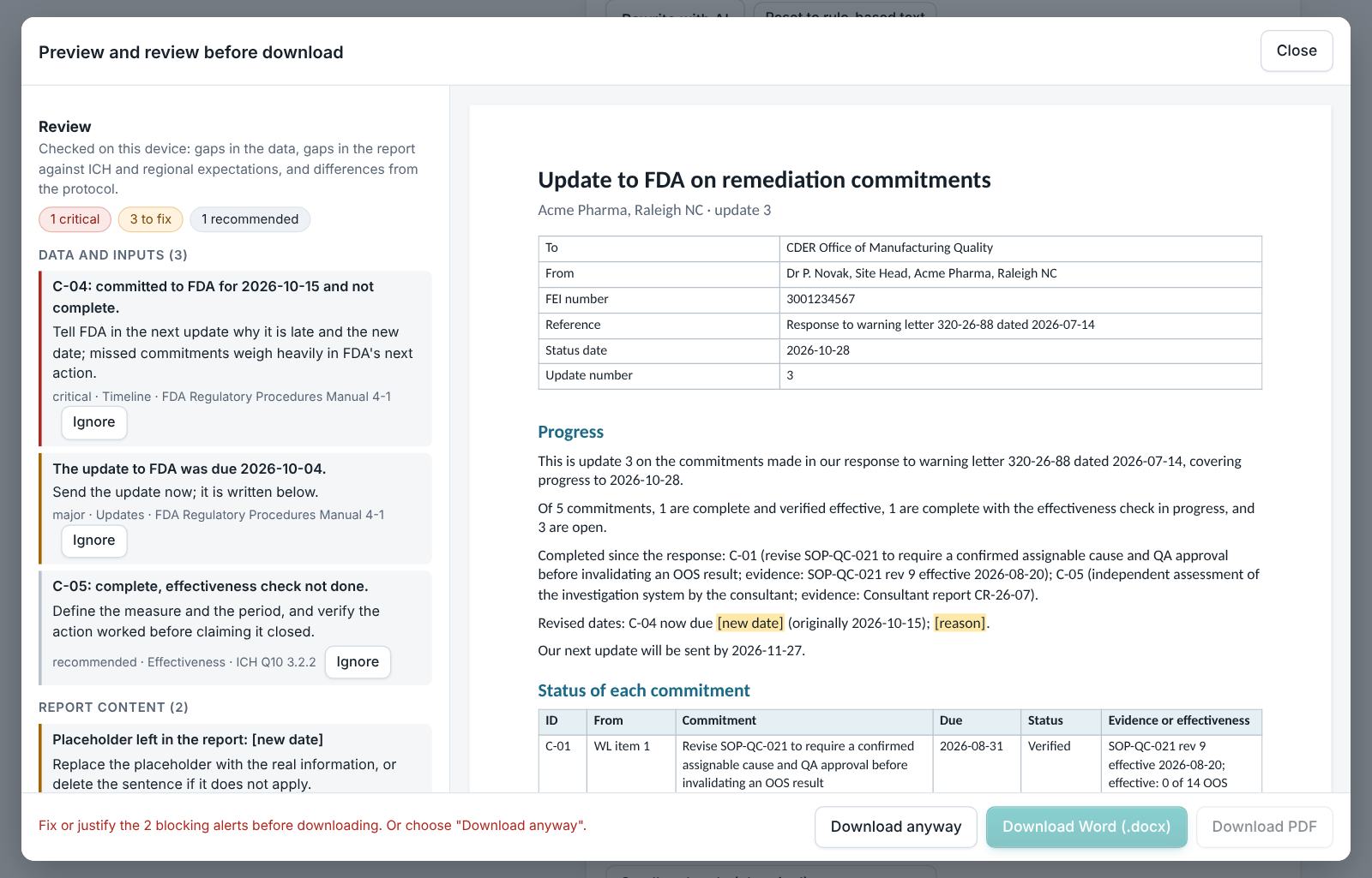 Remediation Tracker