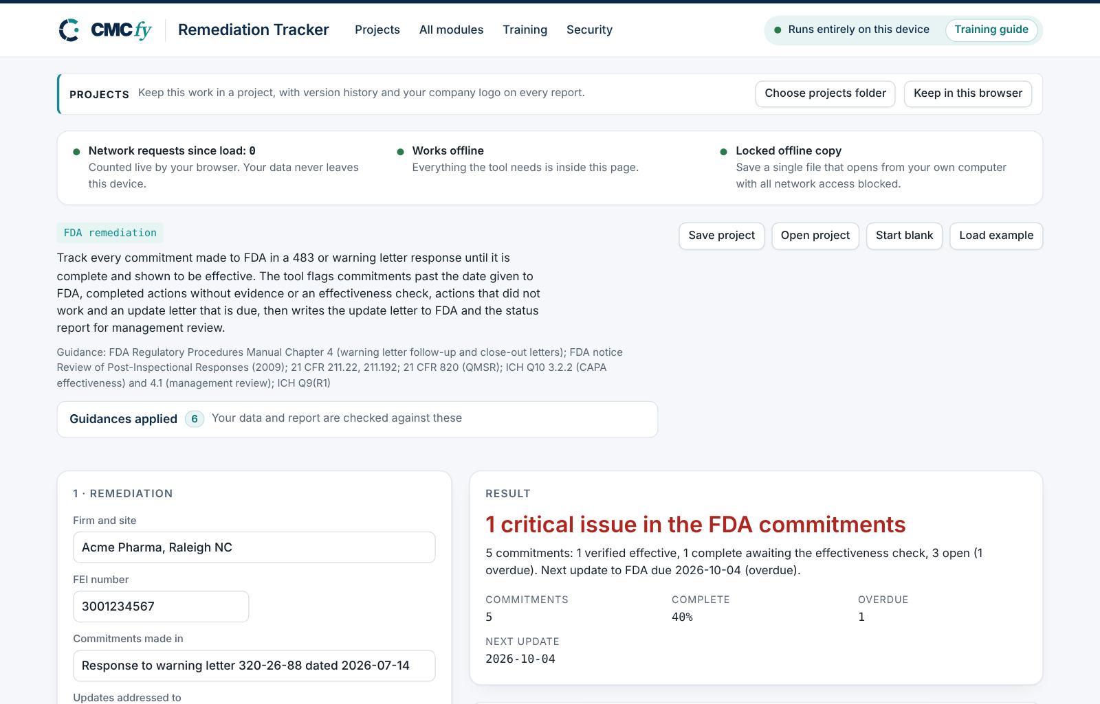Remediation Tracker