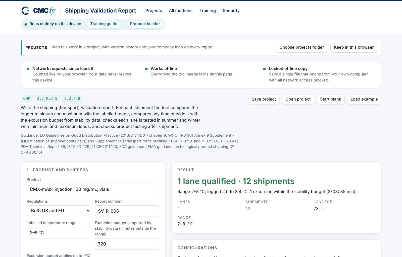 Shipping Validation Report
