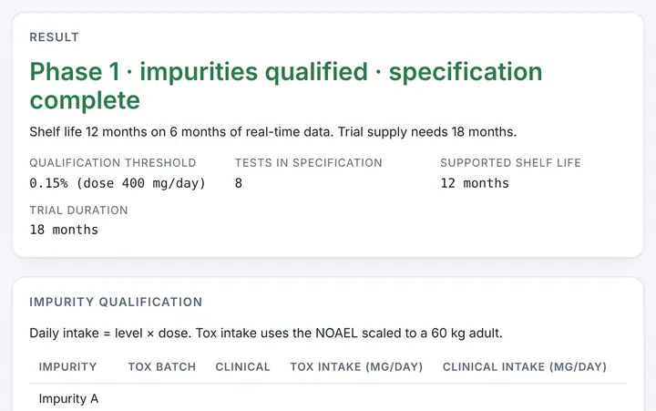 IND & IMPD Quality in CMCfy: Phase-appropriate CMC for an IND or an EU IMPD.